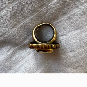 Alexis Bittar trendy ring.
